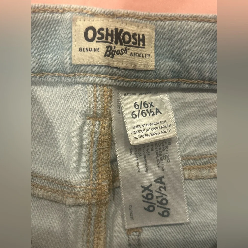OshKosh B'gosh Light Blue Flare Jeans with Embroidery